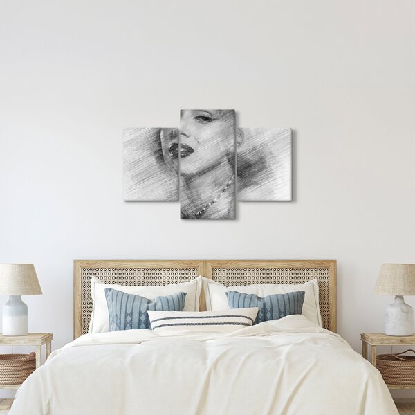 Obraz - Portrén Merilyn Monroe (90x60 cm)