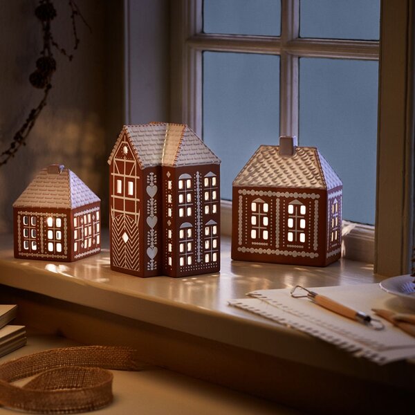 Porcelánový svietnik Gingerbread Lighthouse Large