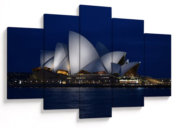 Obraz nočného Sydney (150x105 cm)