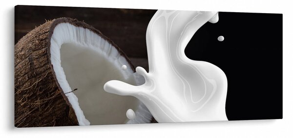 Obraz - kokosové mlieko (120x50 cm)