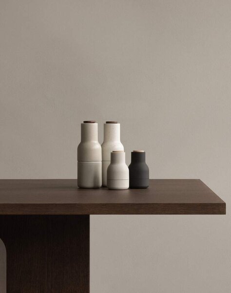 Audo Copenhagen Mlynčeky na soľ a čierne korenie Bottle Small, ash-carbon