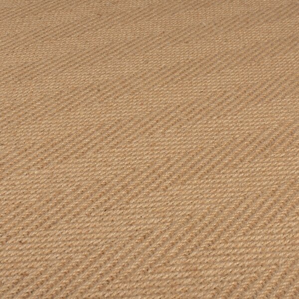Flair Rugs , Behúň Herringbone Border Kira Black, 60x230, béžová, chodba / predsieň