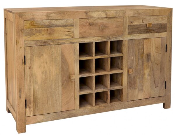 Barová skriňa Hina 140x90x45 z mangového dreva