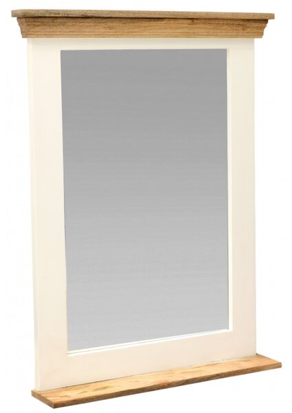 Zrkadlo Retro 70x90 indický masív mango