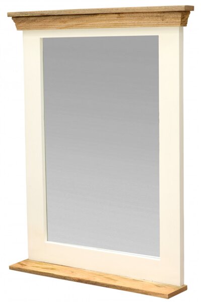 Zrkadlo Retro 70x90 indický masív mango