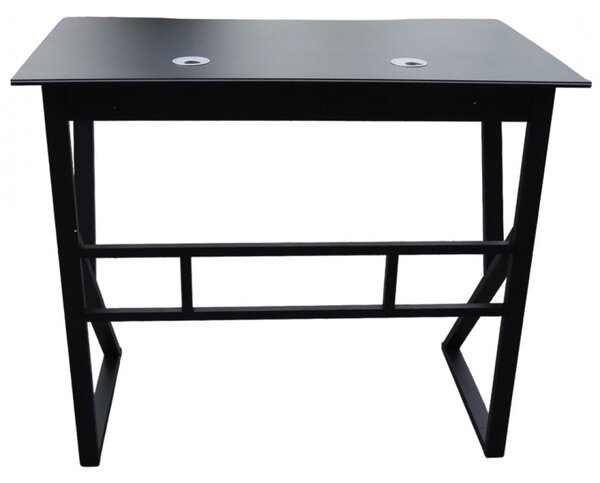 Herný počítačový stôl GAMER STL20CZ 100x60 cm čierny