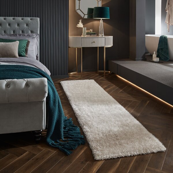 Flair Rugs, Behoň Indulgence Velvet Ivory, 60x230, biela, obývacia izba