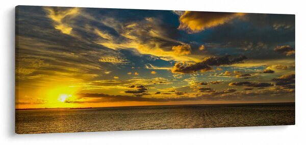 Západ slnka na mori (120x50 cm)