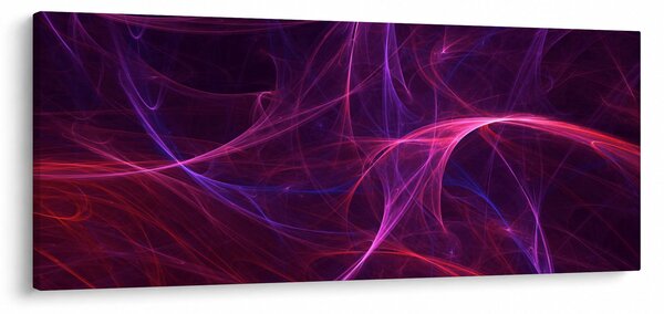 Abstraktný obraz kriviek (120x50 cm)