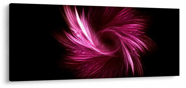 Obraz - ružová abstrakcia (120x50 cm)