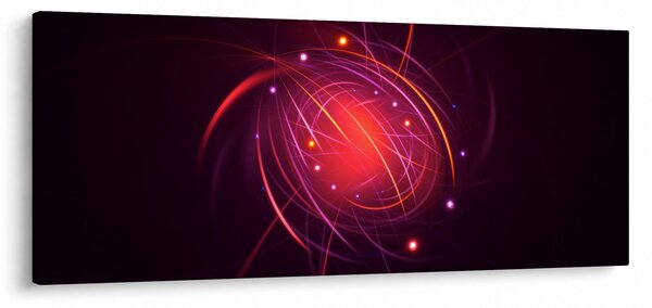 Moderný obraz abstrakcie (120x50 cm)