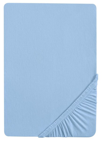 Biberna Napínacia džersejová plachta (140 – 160 x 200 cm, ľadová modrá) (100227068)