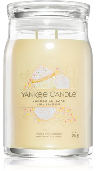 Yankee Candle Vanilla Cupcake vonná sviečka Signature 567 g