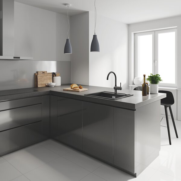 GROHE Minta - Páková drezová batéria, čierna velvet black 32917KS0