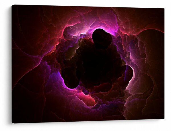 Obraz - abstrakcie mraku (70x50 cm)