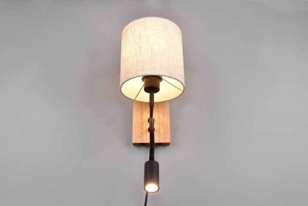 Trio T212879236 LED nástenné svietidlo NILAM E27 / integrovaný LED zdroj | 310lm | 3000K
