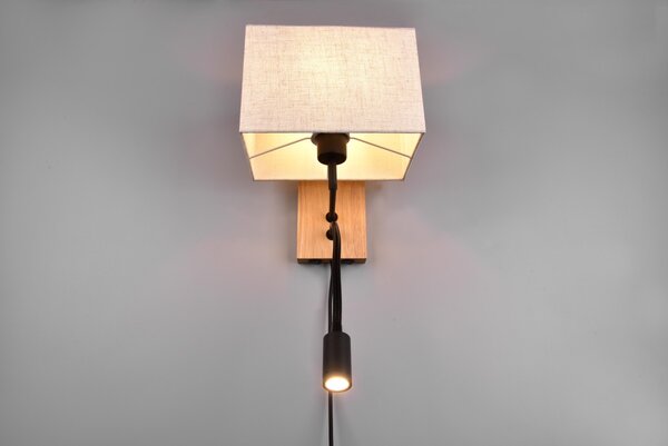 Trio T212870236 LED nástenné svietidlo NILAM E27 / integrovaný LED zdroj | 310lm | 3000K