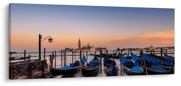 Obraz - talianska gondola (120x50 cm)