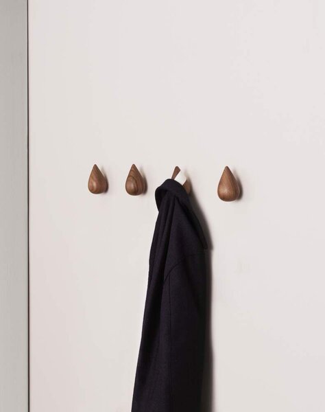 Normann Copenhagen Vešiaky Dropit Large, walnut
