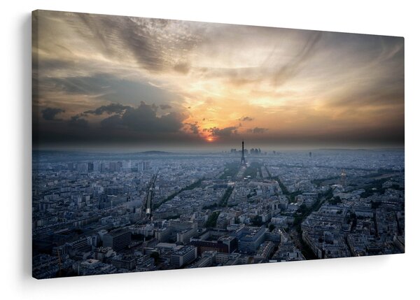 Obraz - Paríž z výšky (90x60 cm)