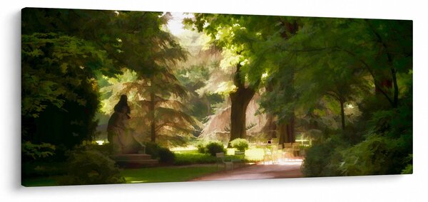 Obraz parku (120x50 cm)