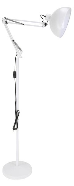 Brilagi - Flexibilná stojacia lampa TASKER 1xE27/60W/230V 157 cm biela