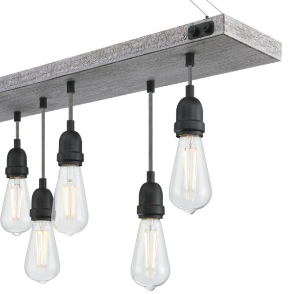 Westinghouse 6116440 - Luster na reťazi ASHWOOD 7xE27/60W/230V