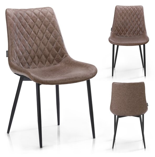 HOMEDE Designová stolička Sharonti hnedá