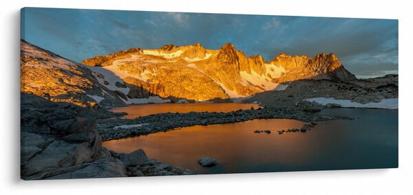 Obraz vysokohorskej krajiny (120x50 cm)