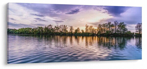 Obraz jazera (120x50 cm)
