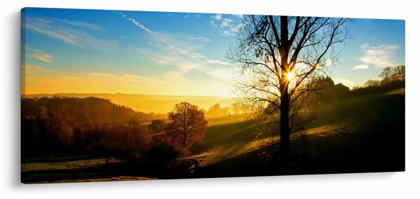 Obraz východu slnka (120x50 cm)
