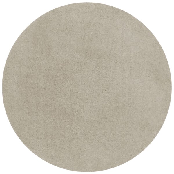 Flair Rugs, Kusový koberec Softie Mushroom kruh, 133x133 (priemer) kruh, biela, obývacia izba