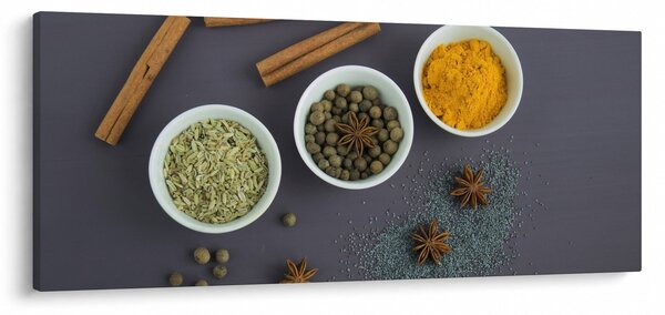 Obraz - korenie (120x50 cm)
