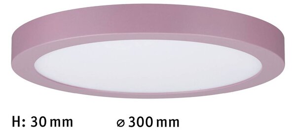 Paulmann Abia LED panel Ø 30 cm 2 700K fialová