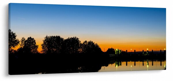 Obraz západu slnka (120x50 cm)