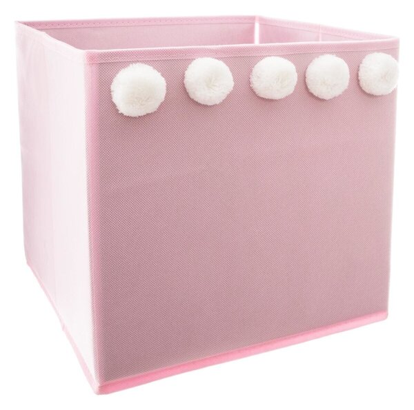Atmosphera Detský úložný box na hračky BAMBULKY - ružová
