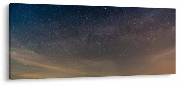 Obraz nočnej oblohy (120x50 cm)