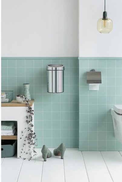 Dotykový oceľový odpadkový kôš v lesklo striebornej farbe 3 l Touch Bin – Brabantia