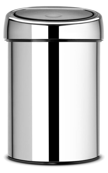 Dotykový oceľový odpadkový kôš v lesklo striebornej farbe 3 l Touch Bin – Brabantia