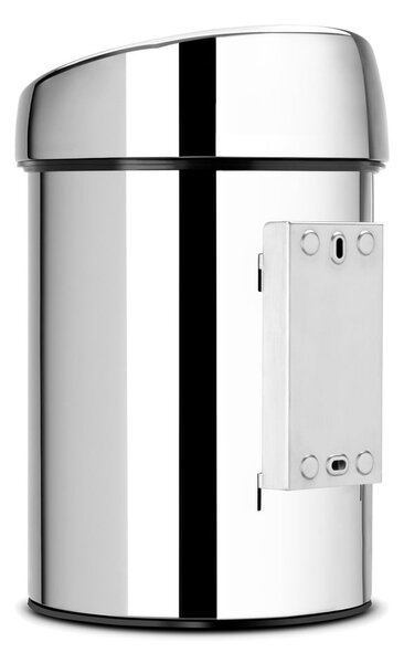 Dotykový oceľový odpadkový kôš v lesklo striebornej farbe 3 l Touch Bin – Brabantia