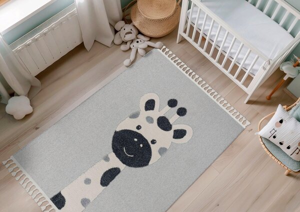 DETSKÝ KOBEREC, 120/170 cm sivá Kayoom - Online Only bytové doplnky, Online Only