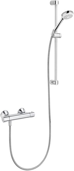 Kludi Logo Shower Duo sprchová súprava nástenná s termostatom chrómová 6857505-00