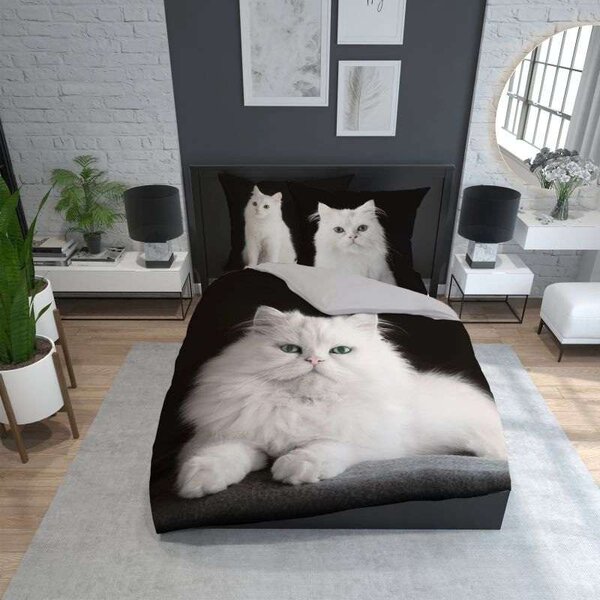 DETEXPOL Francúzske obliečky Perzská mačka Bavlna, 220/200, 70/80 cm