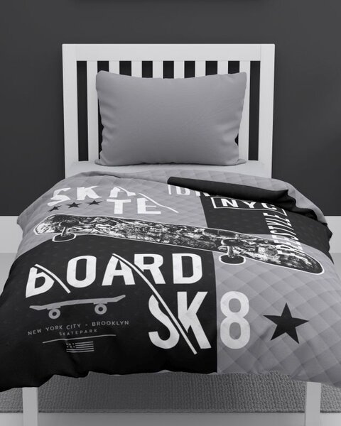 DETEXPOL Prehoz na posteľ Skateboard Polyester, 170/210 cm