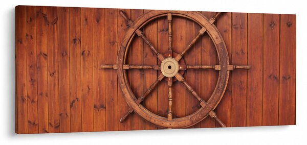 Obraz kormidla (120x50 cm)