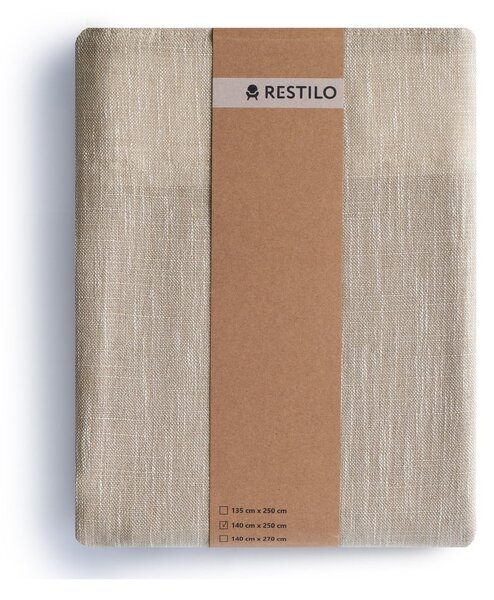 Béžový záves 140x270 cm Valeta – Restilo