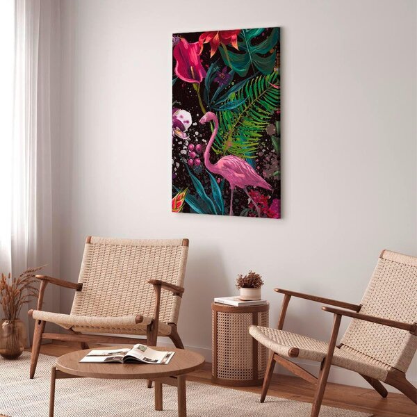 OBRAZ NA PLÁTNE, abstraktné, zvieratá, listy, 40/60/1,2 cm artgeist - Online Only bytové doplnky, Online Only