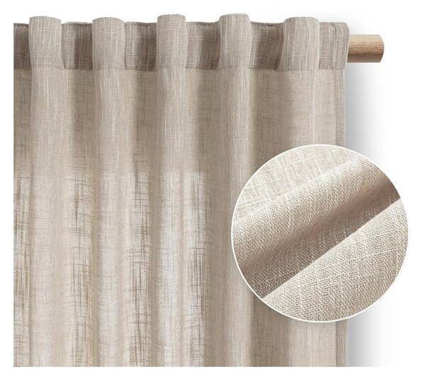 Béžový záves 140x270 cm Valeta – Restilo