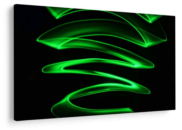 Obraz - neónové vlny (90x60 cm)