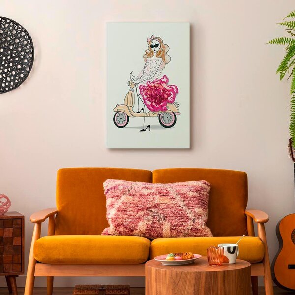 OBRAZ NA PLÁTNE, ľudia, vozidlá, ženy, 40/60/1,2 cm artgeist - Online Only bytové doplnky, Online Only